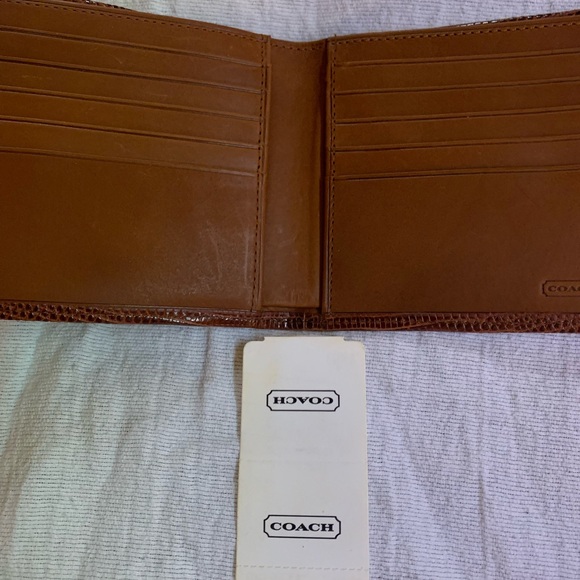 Men’s coach, wallet, leather, never used new - Picture 2 of 11